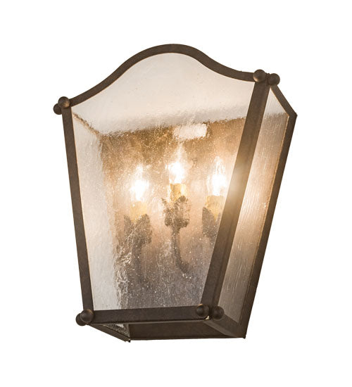 12" Wide Austin 3 Light Wall Sconce