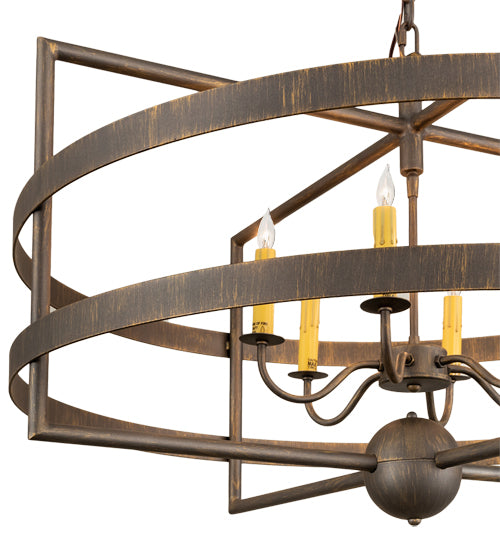 36" Wide Aldari 6 Light Chandelier