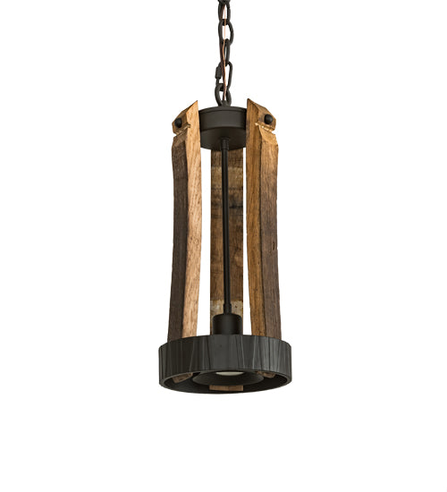 7.5" Wide Barrel Stave Pendant