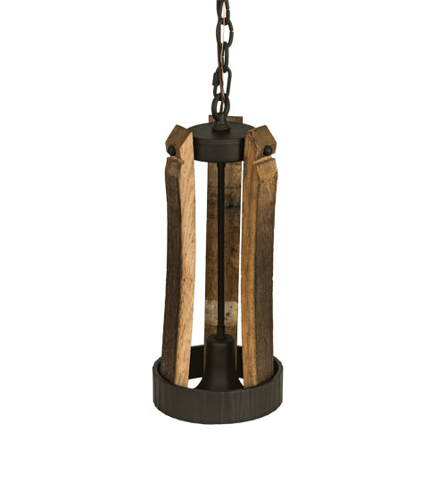 7.5" Wide Barrel Stave Pendant