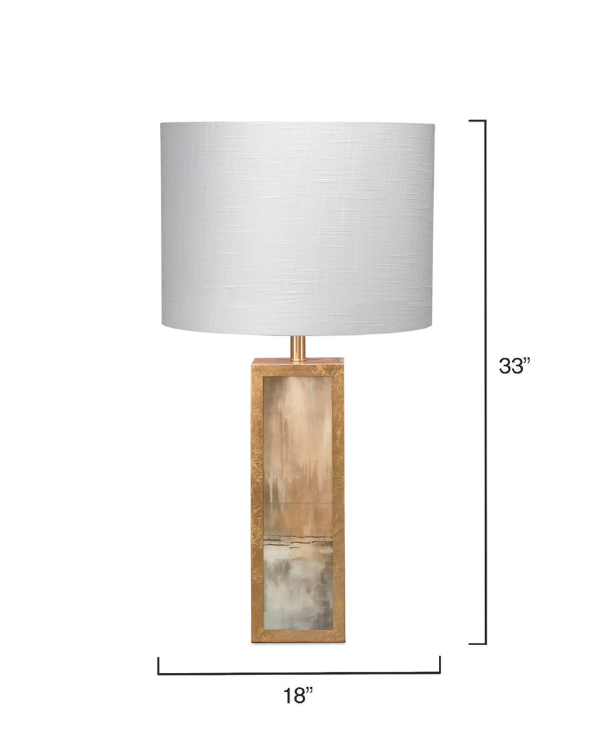 Cloudscape Table Lamp-Gold