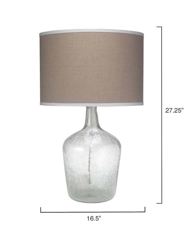 Plum Jar Table Lamp-Clear-1JAR-MDC