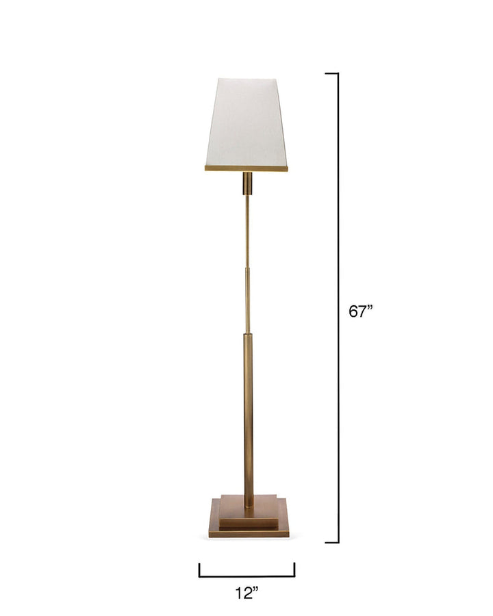 Jud Floor Lamp-Antique Brass