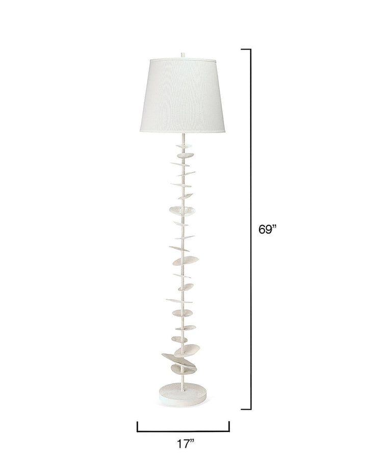 Petals Floor Lamp-White