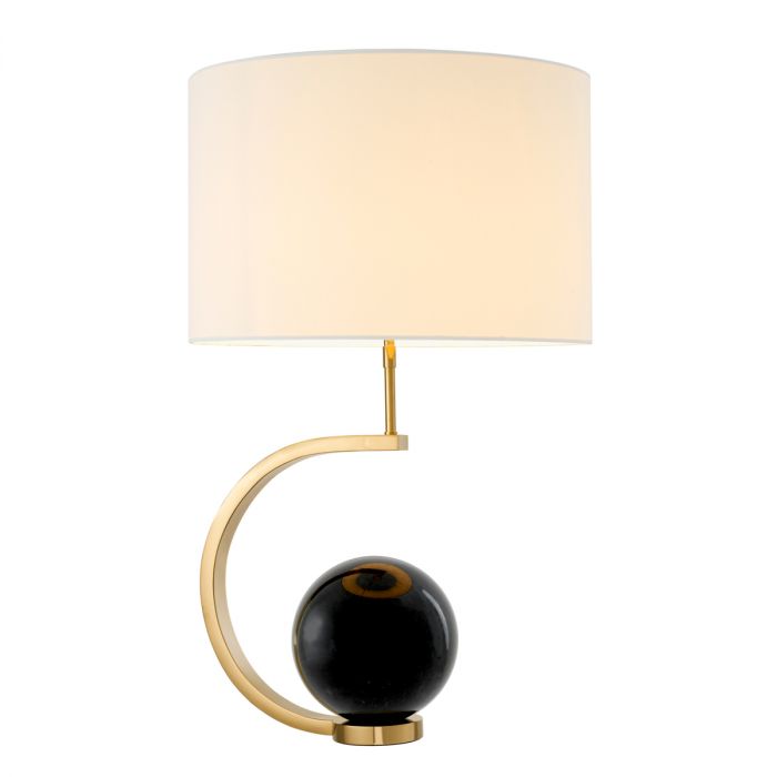 Table Lamp Luigi Gold Finish Including Shade