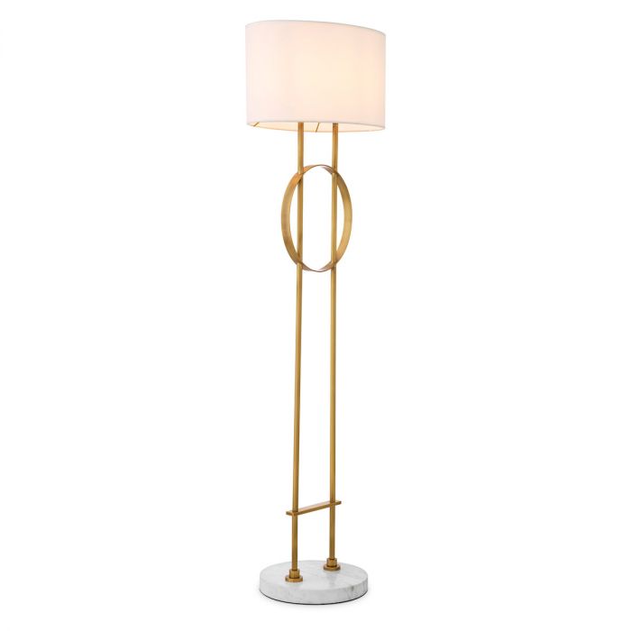 Floor Lamp Kaiser Antique Brass Finish