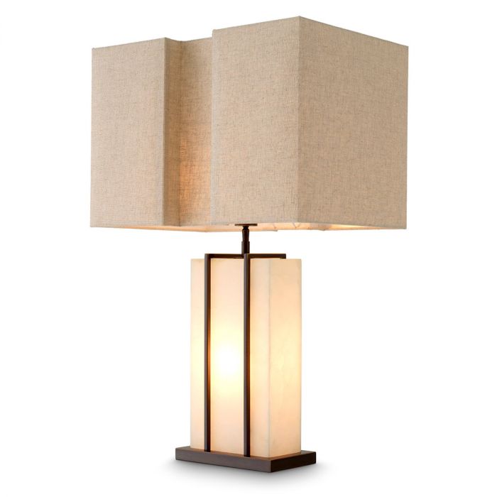 Table Lamp Graham Bronze Highlight Finish Including Shade