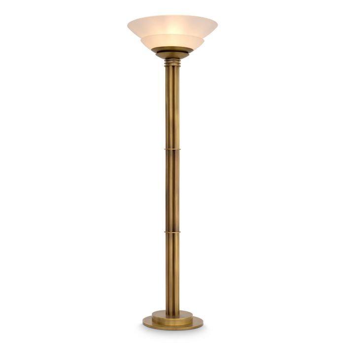 Floor Lamp Figaro Antique Brass Finish