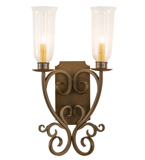 14" Wide Thierry 2 Light Wall Sconce