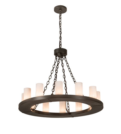 36" Wide Loxley 12 Light Chandelier