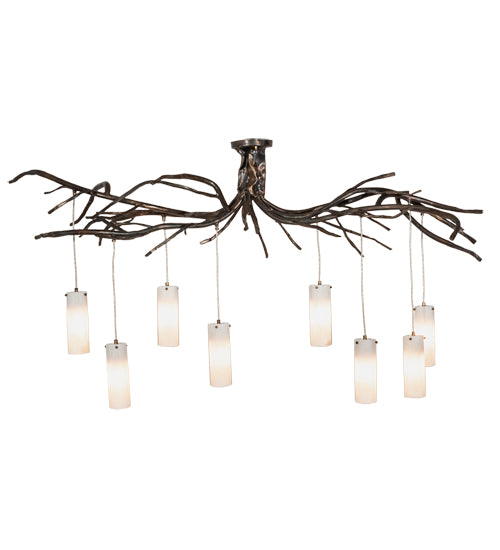 70" Long Winter Solstice Cilindro 8 Light Chandelier