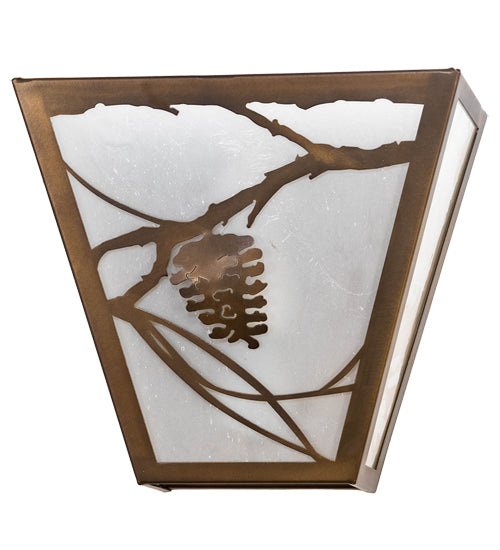 13" Wide Whispering Pines Wall Sconce