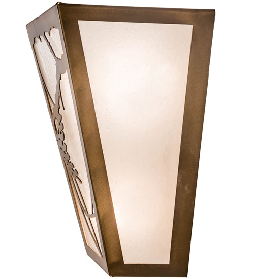 13" Wide Whispering Pines Wall Sconce