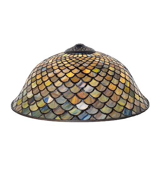 16" Wide Tiffany Fishscale Shade