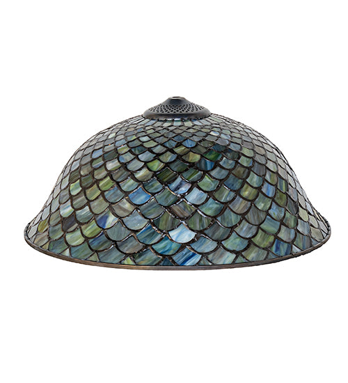 16" Wide Tiffany Fishscale Shade