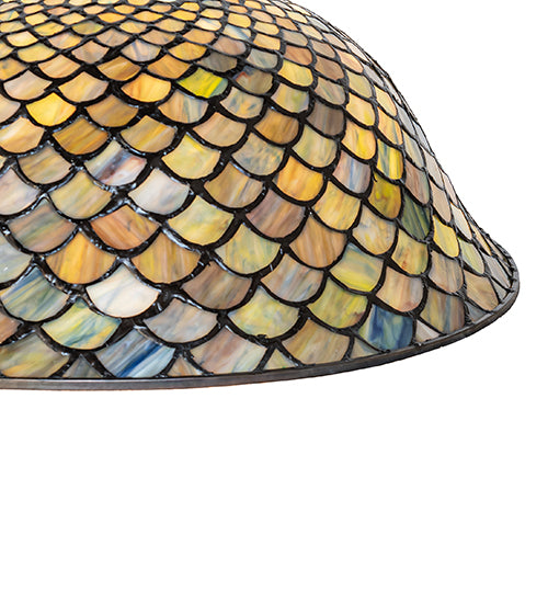 16" Wide Tiffany Fishscale Shade