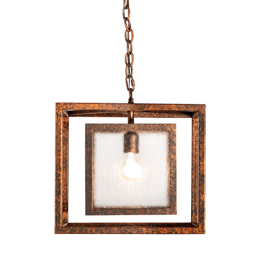 16" Square Kitzi Box Pendant