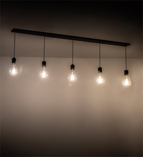 102" Long Alva 5 Light Oblong Pendant