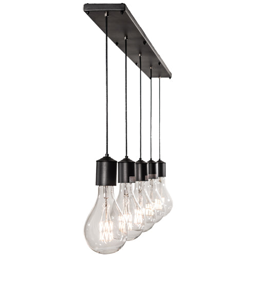 102" Long Alva 5 Light Oblong Pendant