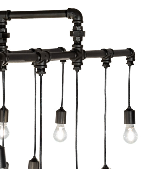 36" Square Pipedream Alva 20 Light Cascading Pendant