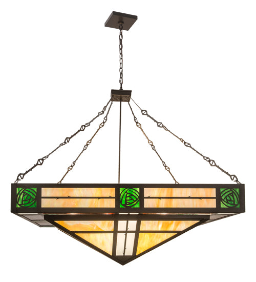 48"Sq Bungalow Rose Inverted Pendant