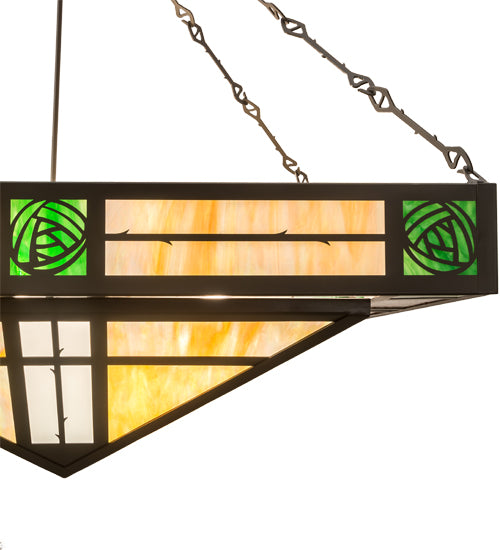 48"Sq Bungalow Rose Inverted Pendant