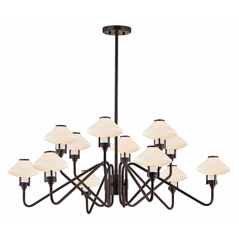 Knowles Chandelier 42" - Old Bronze