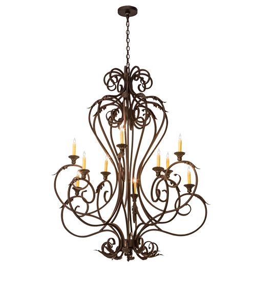 48" Wide Josephine 10 Light Chandelier