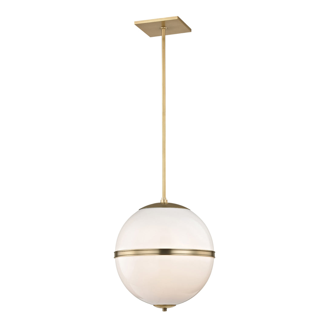 Brian Patrick Flynn Truax 4 Light Aged Brass Pendant