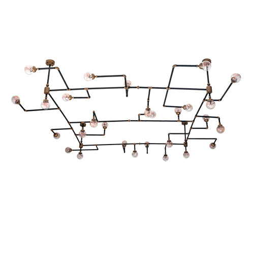 160" Long Pipedream 28 Light Chandelier