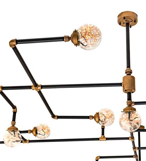 160" Long Pipedream 28 Light Chandelier