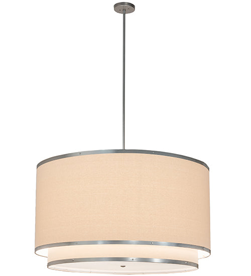 48" Wide Cilindro Natural Textrene Pendant