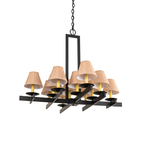 36" Wide Dante 12 Light Chandelier