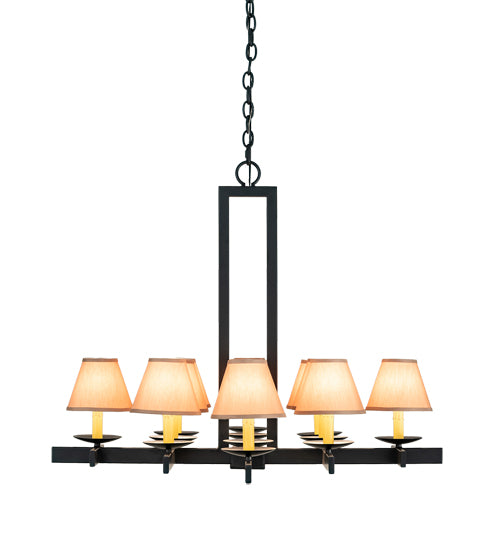 36" Wide Dante 12 Light Chandelier