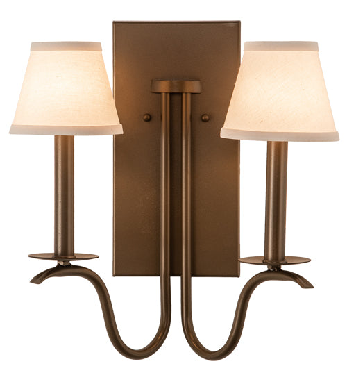 14" Wide Octavia 2 Light Wall Sconce