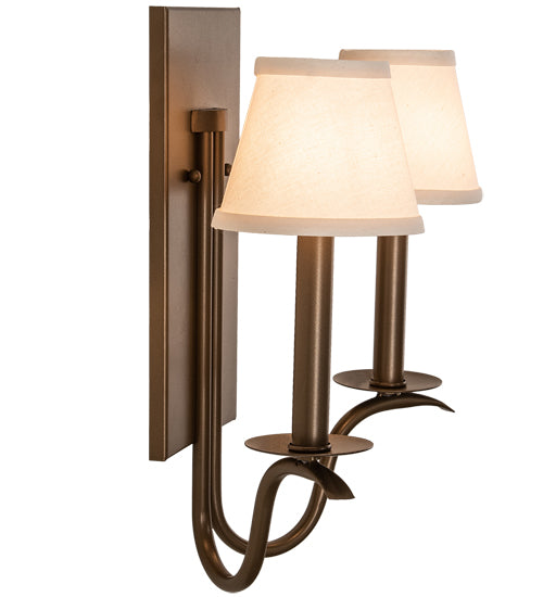 14" Wide Octavia 2 Light Wall Sconce