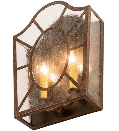 12" Wide Austin 2 Light Wall Sconce