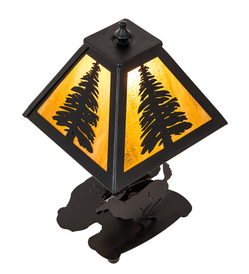 15" High Lone Deer Accent Lamp