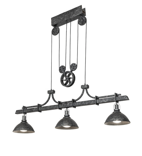 67" Long Melrose Barlett 3 Light Pendant