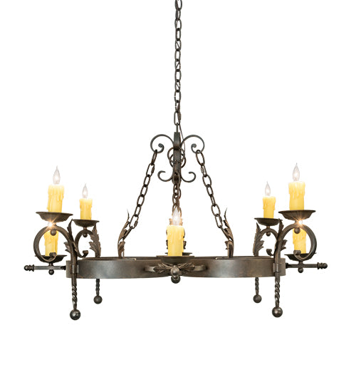 42" Wide Andorra 8 Light Chandelier