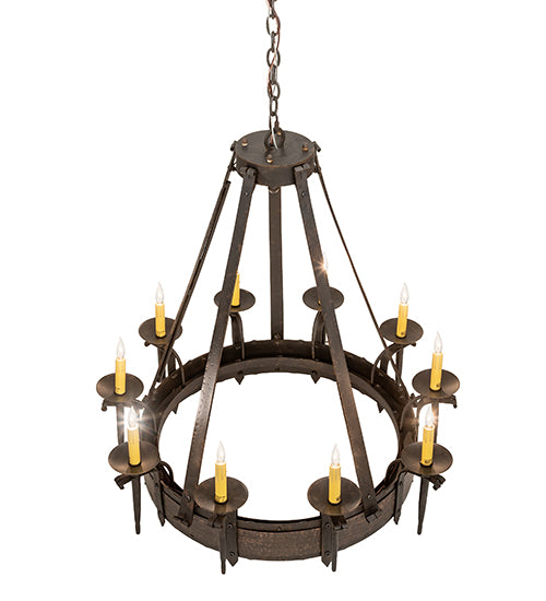 35" Wide Costello 10 Light Chandelier