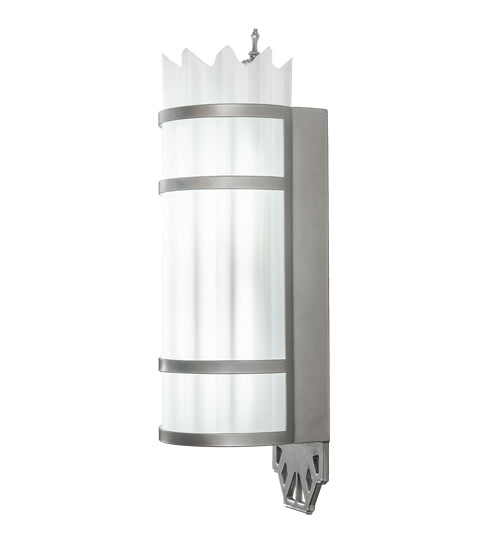 6" Wide Lagoon Deco Wall Sconce