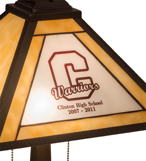 18" Wide Personalized Graduation Present Table Lamp