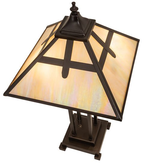 24" High Cross Mission Table Lamp