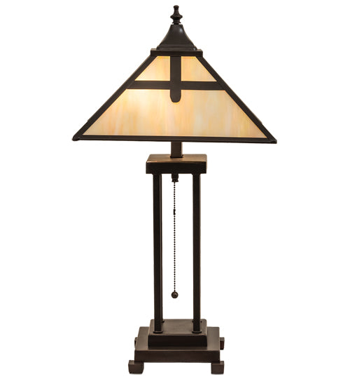 24" High Cross Mission Table Lamp