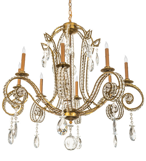 40" Wide Lucerne 8 Light Chandelier