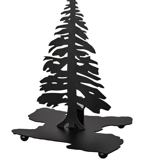 14" High Tall Pines W/Lighted Base Table Base