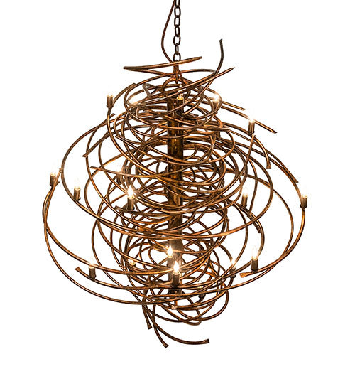 40" Wide Cyclone 20 Light Chandelier