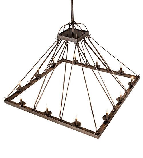 60" Square Retreat Chandelier