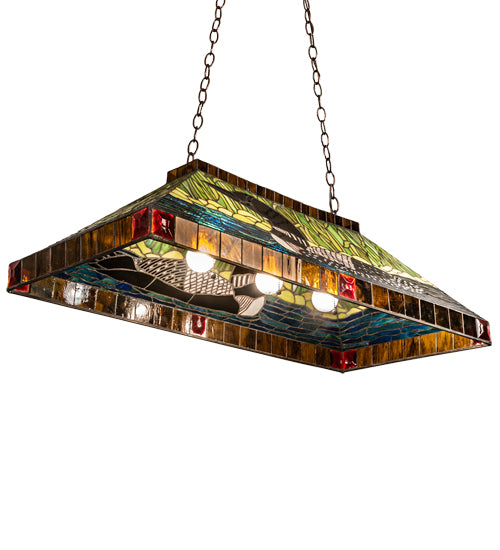 39" Long Loon Oblong Pendant